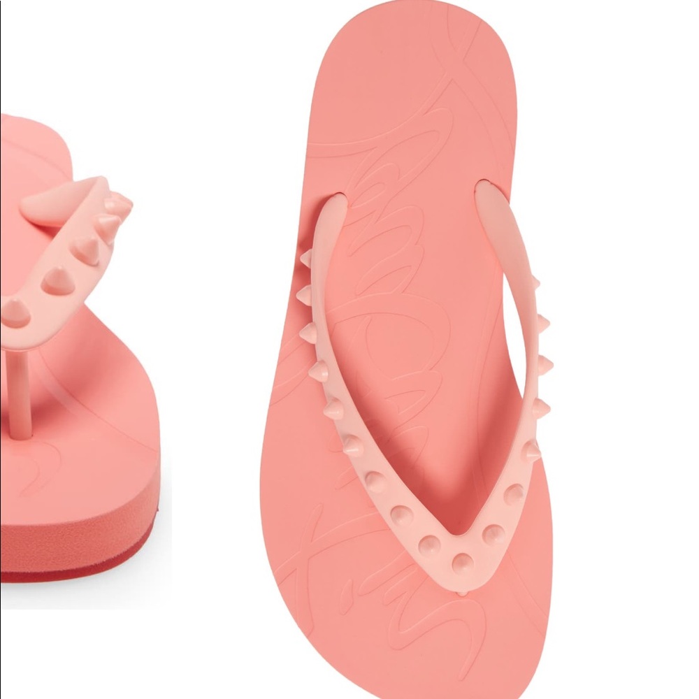 NIB CHRISTIAN LOUBOUTIN FLIP FLOPS